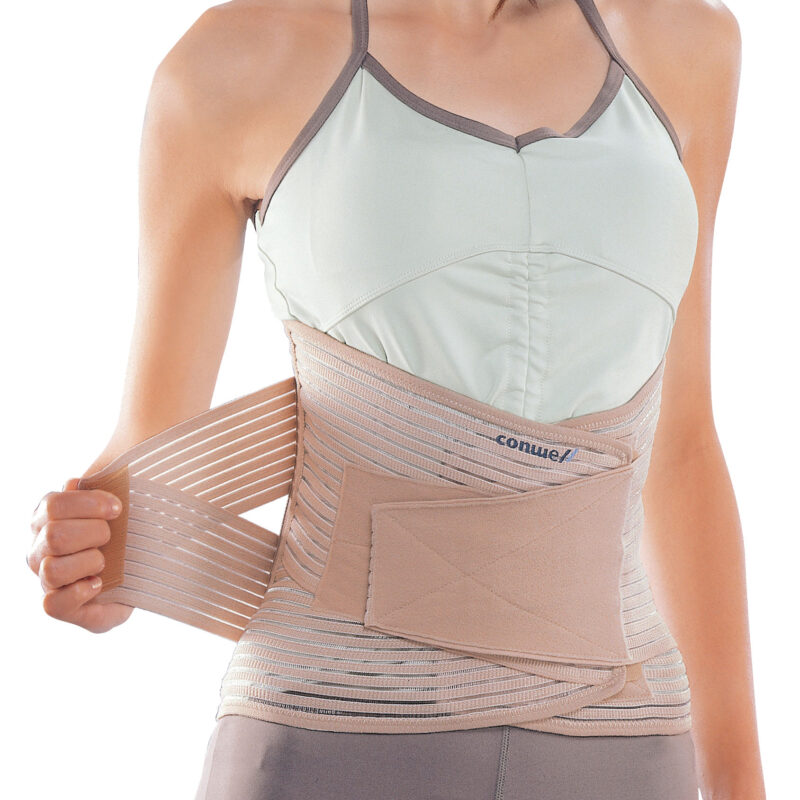 SUPER SACRO LUMBAR SUPPORT WITH BACK PAD 12″ 5504