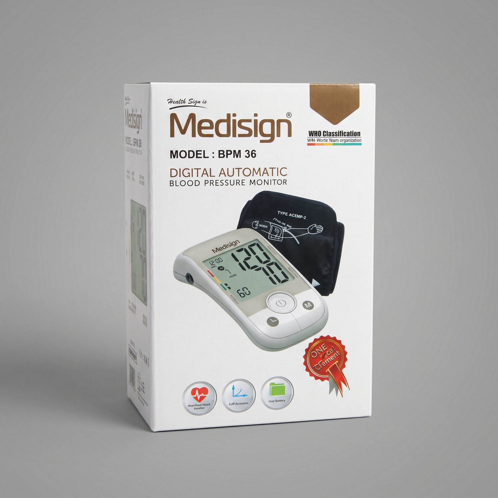 Medisign Digital Blood Pressure Monitor BPM-36 – Arm Type - Image 3